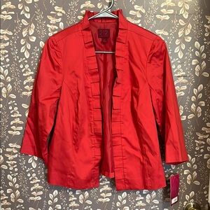 212 Collection Women's Vibrant Red Blazer